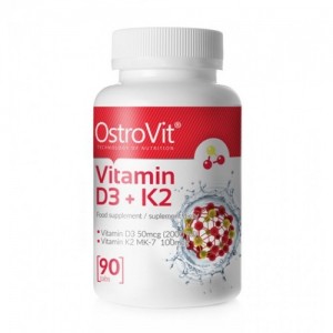 Vitamin D3+K2 (90 таб) Фото №1